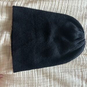 Hot Topic Black Knit Beanie